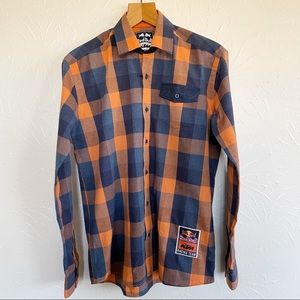 Red Bull KTM Racing Team Men’s Checked Flannel S